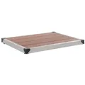 vidaXL Garten-Duschwanne WPC Edelstahl 80 x 62 cm Braun