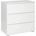 Livetastic Kommode, Weiß, Holzwerkstoff, 3 Schublade(n) Schubladen, 80x80x45 cm, Wohnzimmer, Kommoden & Sideboards, Kommoden