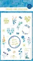 Stickerbogen mit 100 Stickern: All about blue