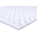 Quiet Please Dämmplatte Basotect® Pyramidenschaum Noppenschaum weiß 1000x500x50mm Schallabsorb, (1-St), 1000 x 500 x 50 mm [L x B x H] weiß 50 cm x 100 cm x 5 cm