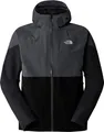 The North Face Mens Lightning Zip In Jacket tnf blk smkd prl asphalt grey - Größe L