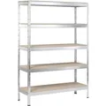 Schulte Stecksystem-Schwerlastregal L 180 cm x 130 cm x 45 cm Verzinkt