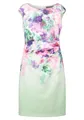 Vera Mont Damen Cocktailkleid mit Blumenprint Green/Pink,42