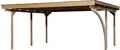 weka Doppelcarport 616 A, BxT: 500x500 cm, 217 cm Einfahrtshöhe, mit Rundbogen wahlweise links- oder rechts montierbar