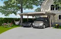 weka Doppelcarport 616 A mit Rundbogen