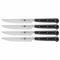 ZWILLING J.A. HENCKEL 4xSteakmesser Steakset mit Wellenschliff Edelstahlnieten