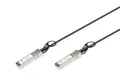 DIGITUS Universal SFP+ DAC-Kabel - 10 Gbit/s - Netzwerkkabel - 2 m - Direct Attach Cable - Direct Attach Copper - AWG30 Twinax - Schwarz