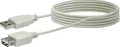 Schwaiger USB 2.0 Verlängerungskabel CK1502 531 grau, 2m, 1x USB 2.0 A Stecker / 1x USB 2.0 A Buchse