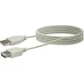 Schwaiger USB 2.0 Verlängerungskabel CK1502 531 grau, 2m, 1x USB 2.0 A Stecker