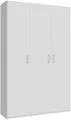 Kleiderschrank FORTE, weiß, B:133,2cm H:210,5cm T:42cm