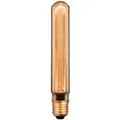 LUXULA LED Filament Leuchtmittel Stab E27 Dimmbar Warmweiß Bernstein Glas Röhrenform