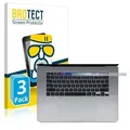 3x BROTECT AirGlass Matte Schutzglas Folie für Apple MacBook Pro 16 2019 (NUR Touch