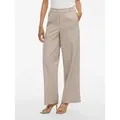 Vila Anzughose VIVARONE HW WIDE PANT - NOOS Materialmix, slim fit beige 34