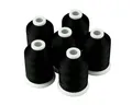 6 Spulen 1000M 1100Y Polyester-Stickereigarn 40wt 100% Polyester-Garne für al...