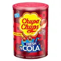 Chupa Chups Fresh Cola Lutscher-Dose, enthält 100 Lollis in 2 Sorten (100x12g)