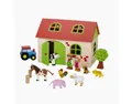 goki Spiel-Gebäude Bauernhof Goki (Packung, set), Mit 13 standsichere Teilen.