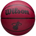 Basketball Unisex, Wilson NBA Team Tribute Solid Miami Heat Ball, Rot