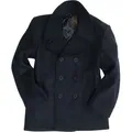 Mil-Tec US Navy Pea Coat, Mantel - Dunkelblau - S