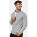 Indicode Strickjacke Herren Lau Herrenstrickjacke grau XXL (60)