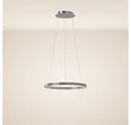 s.luce Pendelleuchte LED Ring Pendelleuchte rund Direkt oder Indirekt Aluminium, Warmweiß