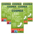 Cosmea Bio-Slipeinlagen lang, ohne Duft, Vorteilspack (5 x 26 Stk). Hygiene-Einlagen aus Bio-Baumwolle. Damen-Hygiene im Einklang mit der Natur