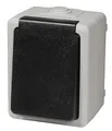 ETT1534871 Feuchtraum Steckdose McPower "Taff", 250V~/16A, IP44, AP, grau