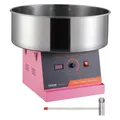 VEVOR Elektrische Zuckerwattemaschine, 1 kW Zuckerwattegeräte, Kommerzielle Zuckerwattemaschine mit Edelstahlschüssel & Zuckerlöffel, Perfekt für Kindergeburtstage zu Hause, Familienfeiern (Rosa)