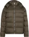Calvin Klein Herren Pufferjacke Nylon Zip Off mit Kapuze, Braun (Beluga), L