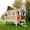 AXI Spielturm "Emma", BxHxT: 349 x 227 x 193 cm, Holz, braun/weiß/lindgrün