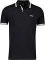 Baumwoll-BOSS-Polo Regular Fit Navy 2-Knopf Paddy