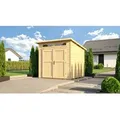 Weka Holz-Gartenhaus Weka Gartenhaus 264 Pultdach Unbehandelt 249 cm