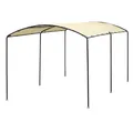 Shelter Logic Carport Unterstand, sand, 270 x 490 x 240 cm (L x B x H)