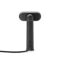 Steamery Travel Steamer Cirrus Lite, 1200 W, Dampfleistung 16 g/Min., Aufheizzeit 18 Sekunden, tragbar & kompakt, drehbarer Steam-Kopf, Dry Steam-Technologie, beheizte Frontplatte, Charcoal