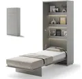 yourhouse24 Schrankbett Bed Concept Wandklappbett Vertikal Gästebett Grau 90/120/140/160/180cm