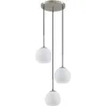 Lindby Pendelleuchte Jurian 9627831 Modern in Weiß aus Metall 3-flammig E27 Wohnzimmerleuchte