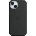 Apple Silikon Case iPhone 15 schwarz - Schwarz