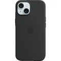 Apple Silikon Case mit MagSafe Handyhülle Backcover Black für iPhone 15