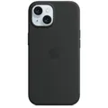 Silikon-Case MagSafe für das Apple iPhone 15 - Black