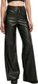 Urban Classics Ladies - Wide Leg Kunstleder Hose - W27