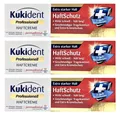 Kukident Professionell Haftcreme extra Haftschutz Zahnersatz Krümelschutz 3x40g