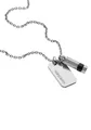 Diesel Kette mit Anhänger Schmuck Edelstahl Halsschmuck Halskette Ankerkette, mit Stein (synth)