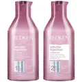 Redken Volume Injection Shampoo 300ml + Conditioner 300ml Duo für dünnes Haar