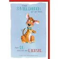 Verlag Dominique Grußkarten Geburtstag - Karte mit Umschlag - Fröhlicher Hund, gezeichnet