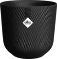 Elho Blumentopf Elho Übertopf Jazz Kunststoff schwarz Ø 14 x 13 cm