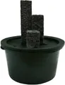 Ubbink Gartenbrunnen Taranto, 12 cm Breite, Wasserbecken BxT: 68x68 cm, (Komplett-Set), Naturstein Granit