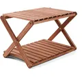 Human Comfort Campingregal Jabrun 2 Faltschrank Falt Regal Beistell Tisch Holz