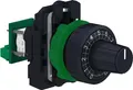 Schneider Electric XB5, Cermet, D 6 mm shaft, IP66, IK03, 48 g, 59 g