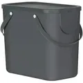 Rotho Müllsystem  Albula , grau , Kunststoff , Maße (cm): B: 40 H: 34 T: 23.5