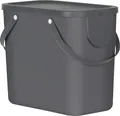 Rotho Mülltrennungssystem Albula 25 L anthrazit Recyclingbehälter  Müll- &