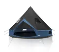 yourGEAR Tipi-Zelt yourGEAR Zelt Ravello 400 Tipizelt 4 - 6 Mann Familienzelt Stehhöhe, Personen: 6